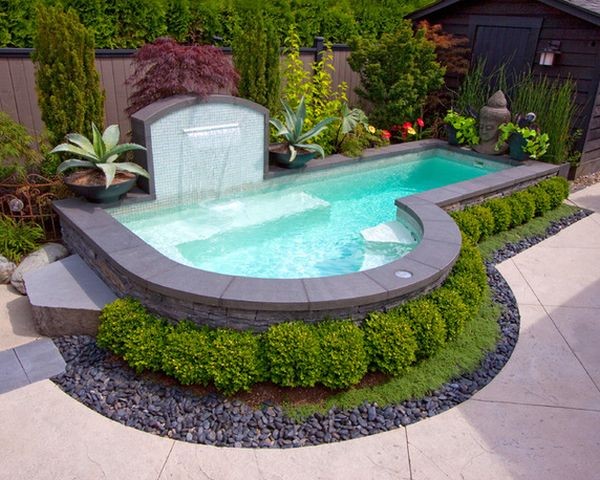 Bể bơi cho sân vườn nhỏ thêm đẹp